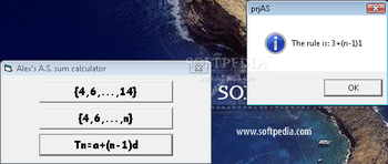 Alex's Arithmetic Sequence Sum Calculator screenshot 2