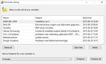 Alexion CRM screenshot 2