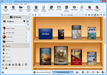 Alfa eBooks Manager screenshot