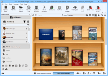 Alfa Ebooks Manager screenshot