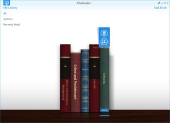 AlfaReader screenshot