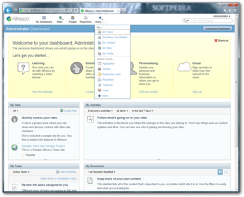 Alfresco Community screenshot 2