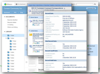 Alfresco Community Edition  screenshot