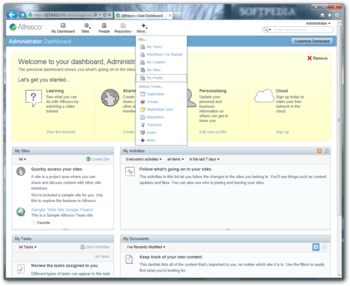 Alfresco Enterprise screenshot 2