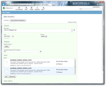 Alfresco Enterprise screenshot 3