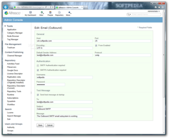 Alfresco Enterprise screenshot 8