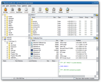 ALFTP screenshot