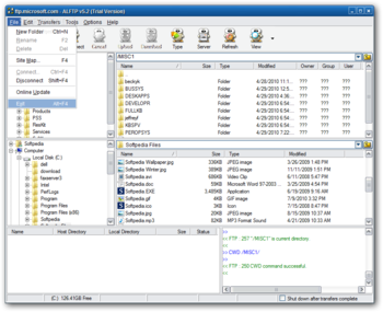 ALFTP screenshot 2