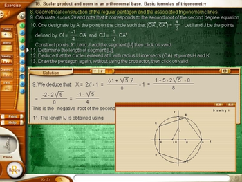 Algebra 3: Analysis, vectors, trigonometry screenshot