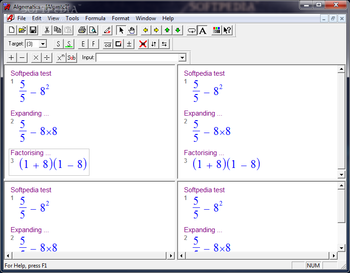 Algematics screenshot