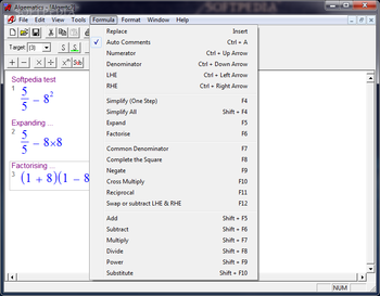 Algematics screenshot 2