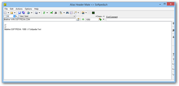 Alias Header Mate screenshot