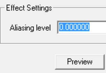 Aliasing screenshot