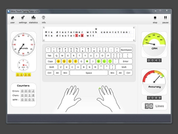 Alice Touch Typing Tutor screenshot