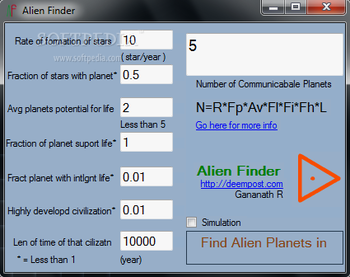 Alien Finder screenshot