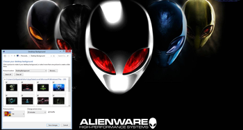 Alienware Theme screenshot