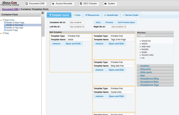 Alinous Documet CMS screenshot 3