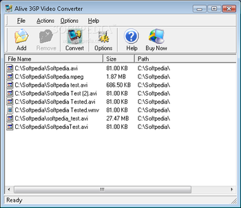 Alive 3GP Video Converter screenshot