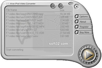 Alive iPod Video Converter screenshot 2