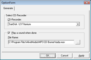 Alive MP3 CD Burner screenshot 2