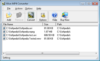 Alive MP4 Converter screenshot