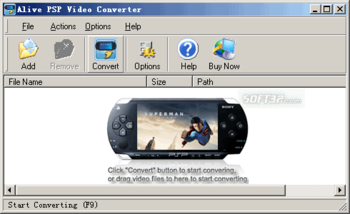 Alive PSP Video Converter screenshot 3