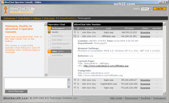 AliveChat screenshot