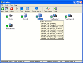 AliveMon screenshot
