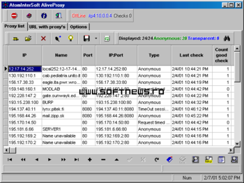 AliveProxy Standart screenshot