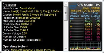 All CPU Meter screenshot