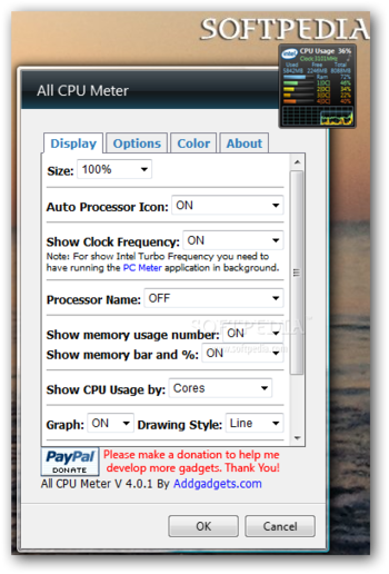 All CPU Meter screenshot 2