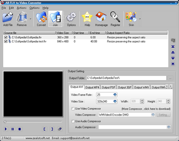 All FLV to Video Converter screenshot