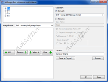All Image Batch Convert And ReName screenshot