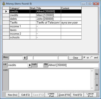 All-in-1 Personal Information Manager screenshot 4