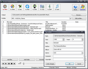All-in-One Audio Converter professional edition screenshot 2