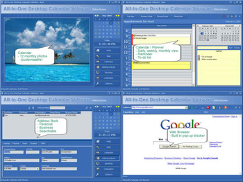 All-In-One Desktop Calendar Software screenshot