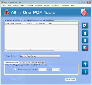 All in One PDF Tools screenshot