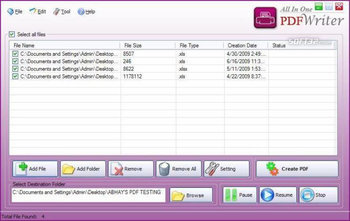 All in One PDF Writer screenshot 2