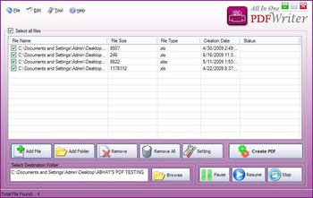 All in One PDF Writer screenshot 3