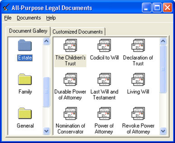 All-Purpose Legal Documents screenshot