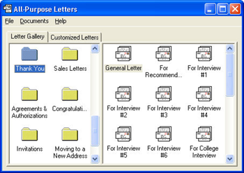 All-Purpose Letters screenshot 2