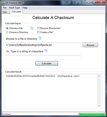 All Purpose MD5 screenshot 2