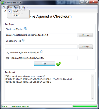All Purpose MD5 screenshot 3