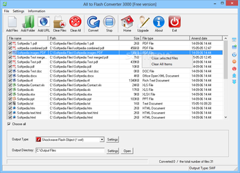 All to Flash Converter 3000 screenshot