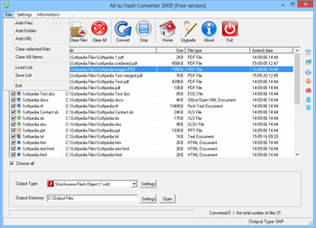All to Flash Converter 3000 screenshot 2