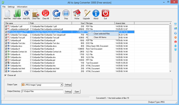All to Jpeg Converter 3000 screenshot