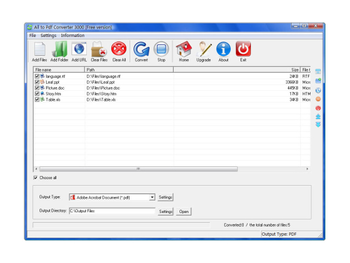 All to Pdf Converter 3000 screenshot