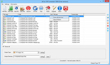 All to Tiff Converter 3000 screenshot
