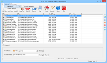 All to Tiff Converter 3000 screenshot 2