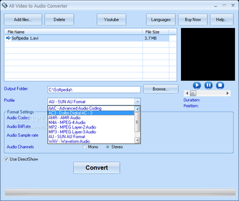 All Video to Audio Converter screenshot 2